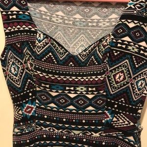 Charlotte Russe “tribal” printed dress